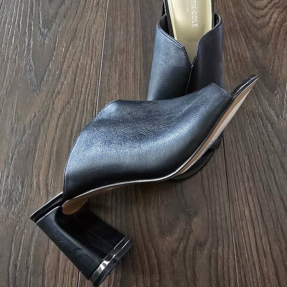 Kenneth Cole New York Women's Amelia Flare Mule Heeled Sandal Size 9-NWT - Picture 1 of 4